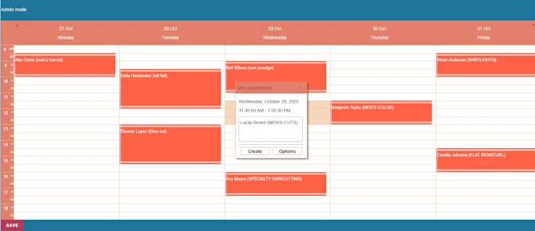 MindFusion Timetable Plugin